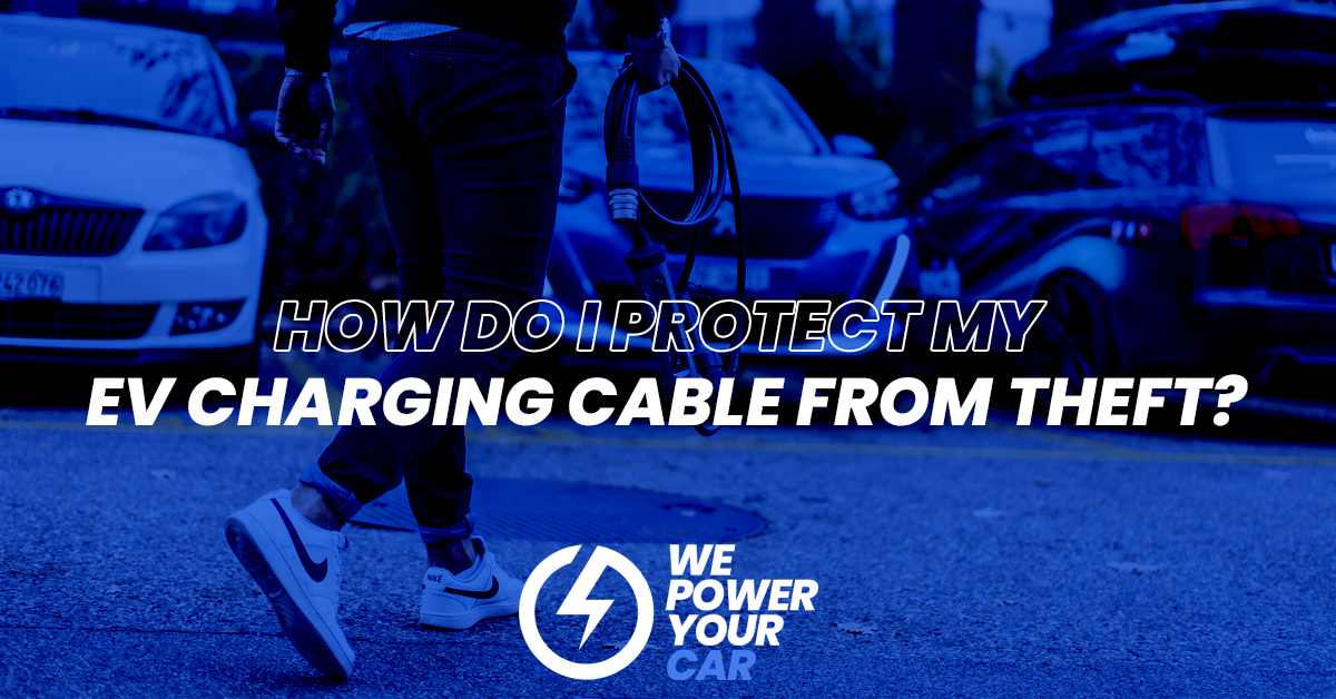 How do I protect my EV charging cable from theft