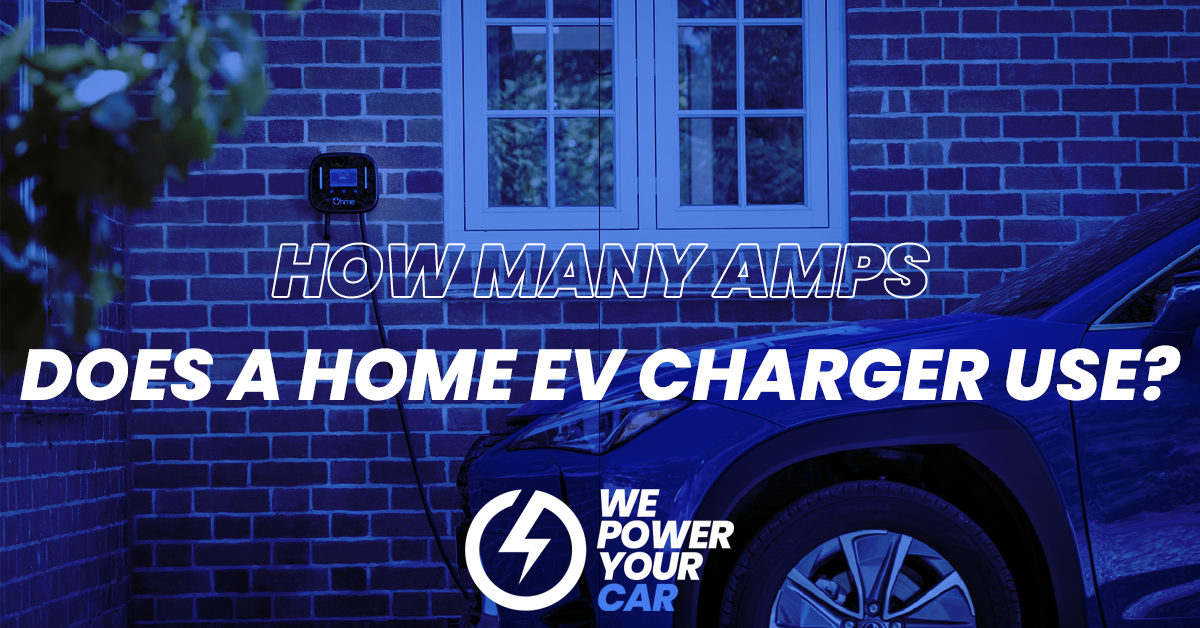 How many amps does a home EV charger use