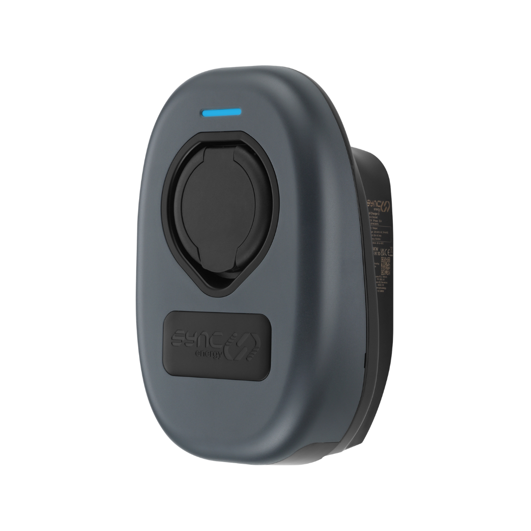 Sync Energy Wall Charger 2 Socketed Left Side